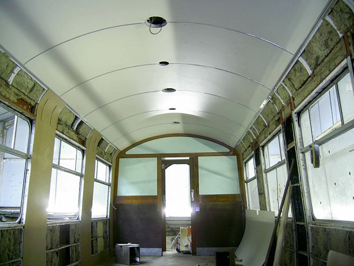 New saloon ceiling