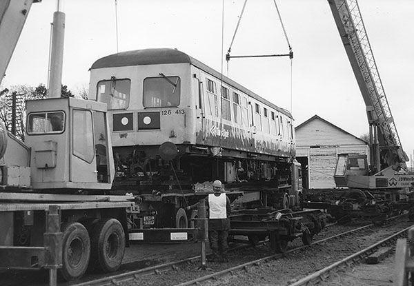 51043 being loaded for road move to Brechin