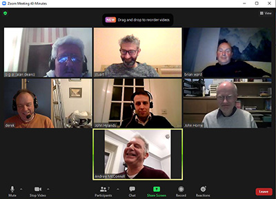 screen shot of zoom meeting